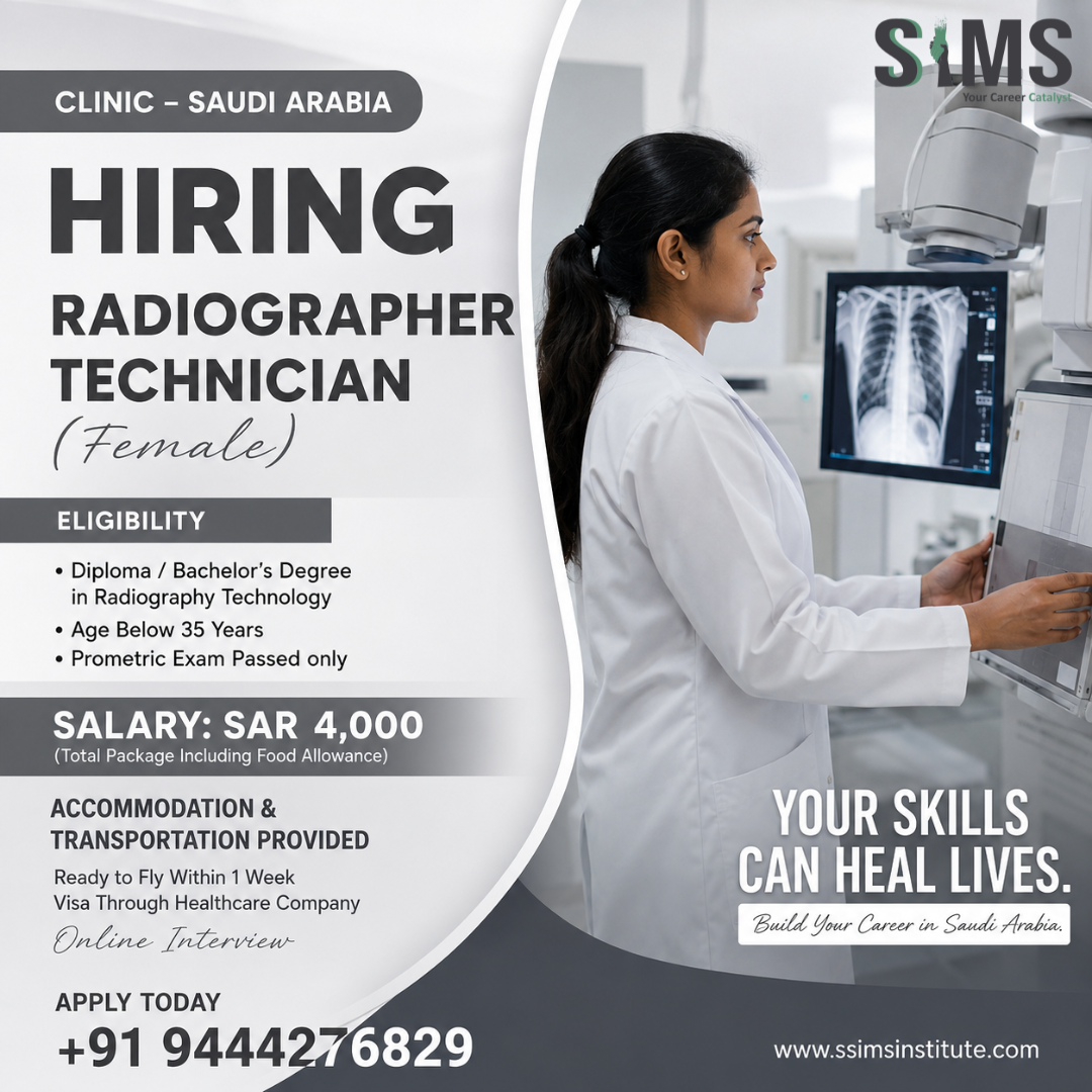 Radiographer Technician — job poster
